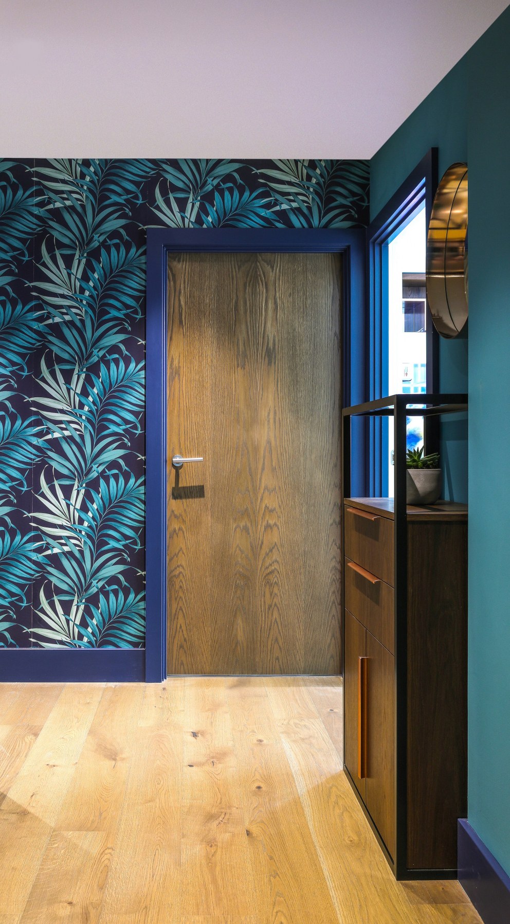 Saffron Square Penthouse | Hallway | Interior Designers